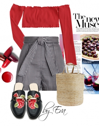 Off-Shoulder Crop Top: One of the most popular tops on Instagram