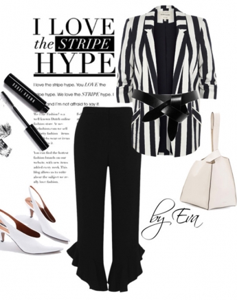 How I take the blazer out of office: The stripe hype!