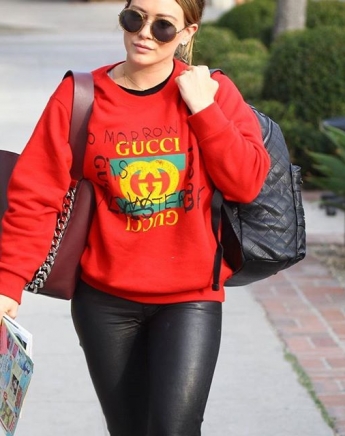 Η Hilary Duff με Gucci στο κομμωτήριο (αντίγραψε κι εσύ το look)